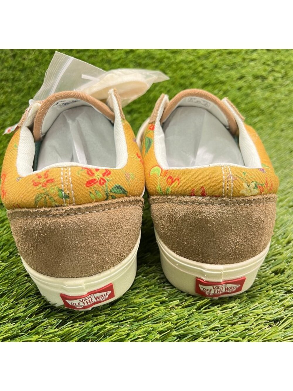 Vans ComfyCush Old Skool Floral Womens Size 8 Brown Athletic Shoes Sneakers - Picture 6 of 9